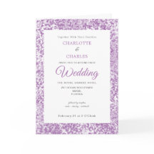 Enkel foto för Purpla Glitter Mönster Elegant