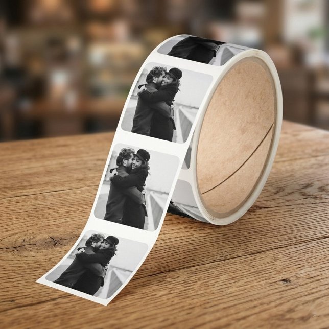 Enkel Foto Fyrkantigt Klistermärke (Skapare uppladdad)