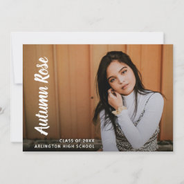 Enkel foto Modern Studenten Meddelande