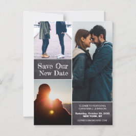 Enkel fotoändring av Anpassningsbarna Byt datum br Magnetisk Inbjudningskort