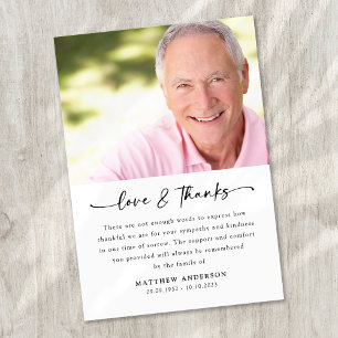 Enkel fotobakgrund för skript tack kort