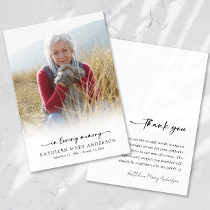 Enkel fotobakgrund tack kort