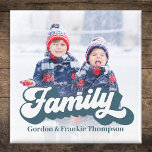 Enkel fotofamiljetypgrafi magnet<br><div class="desc">Den här designen har en enkel fotofamiljs söt typografi,  söt text från återbildande roligt,  kalligrafi för snyggt-trendig,  en modern fullt-utfallsmall,  anpassningsbar-anpassad fotomagnetisk,  kylskåp magnetisk,  kalligrafi för trendig-snyggt,  kreativ snyggt förenklad bild,  enkel minimal modern,  roligt,  söt stollig lustig</div>