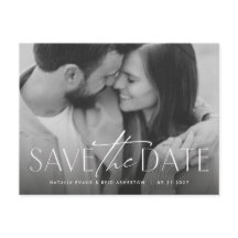 Enkel fotofil i modern snyggt sparar datumet