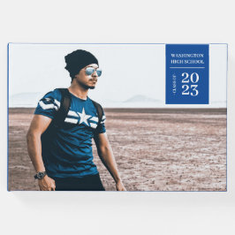 Enkel fotoflik Studenten Blue Guest Bok