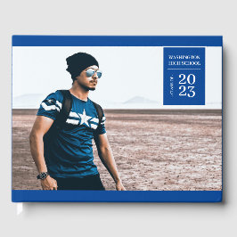 Enkel fotoflik Studenten Blue Guest Bok