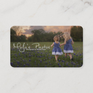 Enkel fotografi med watermarken visitkort