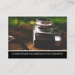 Enkel fotografi och Elegant Visitkort