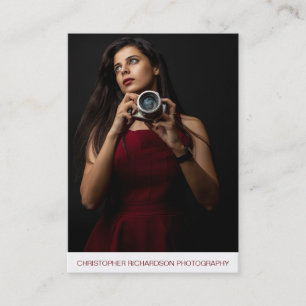Enkel fotografi och Elegant Visitkort