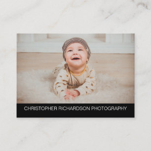 Enkel fotografi och Elegant Visitkort
