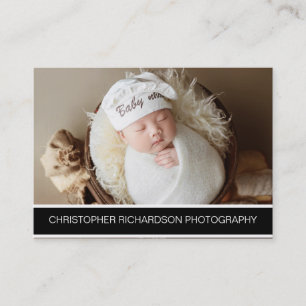 Enkel fotografi och Elegant Visitkort