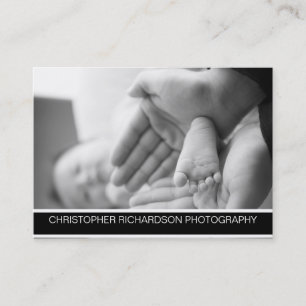 Enkel fotografi och Elegant Visitkort