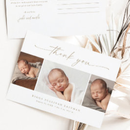 Enkel fotokollage av Baby Tack Vykort