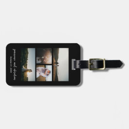 Enkel fotokollage Modern Bagagebricka