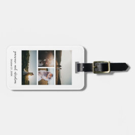 Enkel fotokollage Modern Bagagebricka
