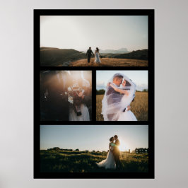 Enkel fotokollage Modern Poster