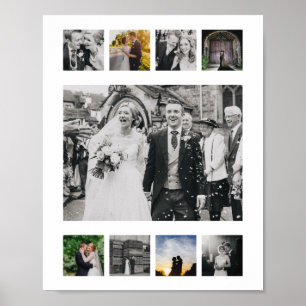 Enkel fotokollage poster
