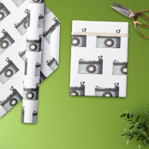 Enkel fotomatfotograf Mönster Presentpapper
