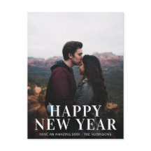 Enkel fotomodern i Gott nytt år