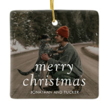 Enkel fotomodern jul