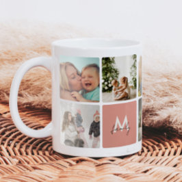 Enkel fotopatsamling Modern Family Pappa-barn i Ma Kaffemugg