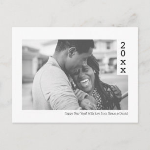 Enkel fotoPersonlig för Gott nytt år Vykort