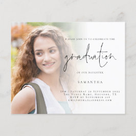 Enkel fotoskript för budget 2022 Studenten Inbjuda