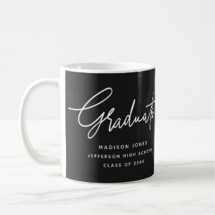 Enkel fotoskript, svart Studenten Kaffemugg