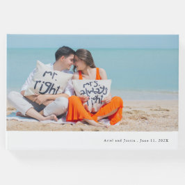 Enkel fototema Bröllop Gästböcker