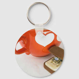 Enkel Frieri Bröllop Nyckelring