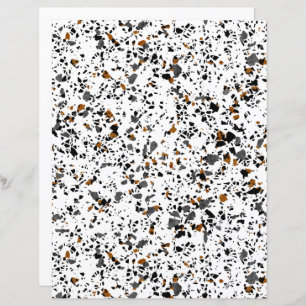 Enkel Funky Terrazzo Art Scrapbook Papper