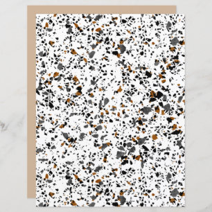Enkel Funky Terrazzo Art Scrapbook Papper