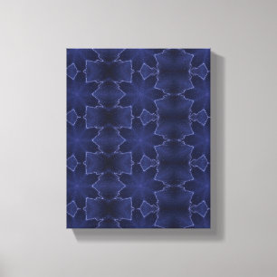 Enkel geometrisk modern konst, marinstartsdekan canvastryck