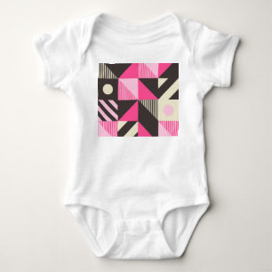 Enkel geometrisk skandinavisk teckning t shirt