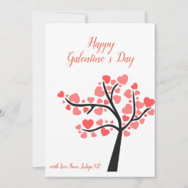 Enkel Glad Galentine's Day Semesterkort Julkort