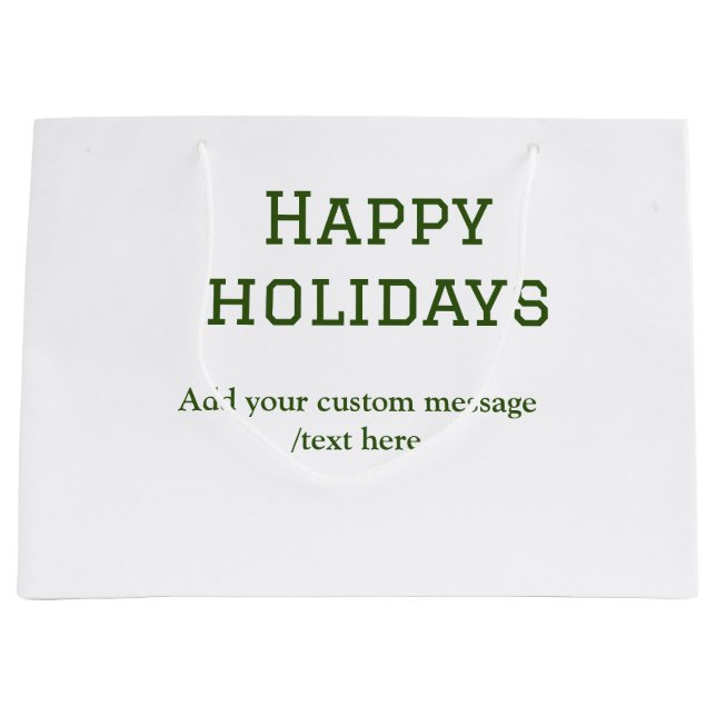 Enkel glad helg-jul med minimal grönt (Framsidan)