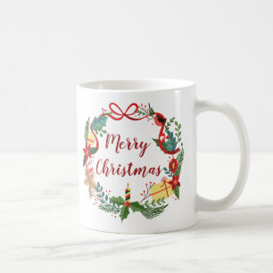 Enkel God jul-andedräkt Klassiskt Mugg
