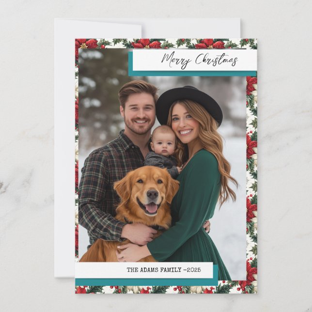 Enkel God jul Julkort (Framsida)