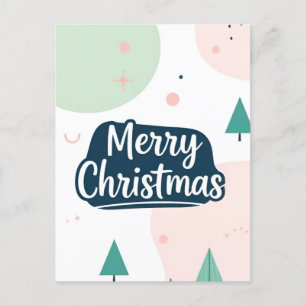 enkel god jul vykort
