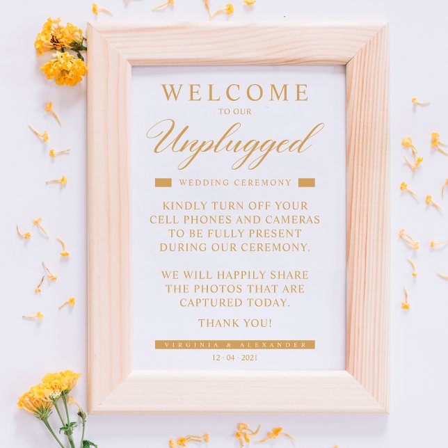 Enkel Golden Effect-minimalistisk citat utan nätan Poster (Skapare uppladdad)