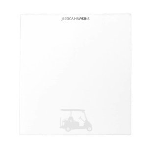 Enkel Golf Fläkt Personal Stationery Golf Cart Anteckningsblock
