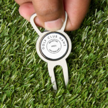 Enkel Golf Klubb Logotyp Namn