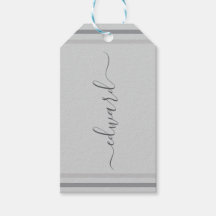 Enkel grå anpassad namn