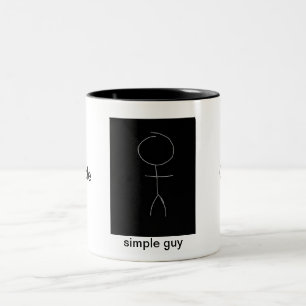 enkel grabbmugg Två-Tonad mugg