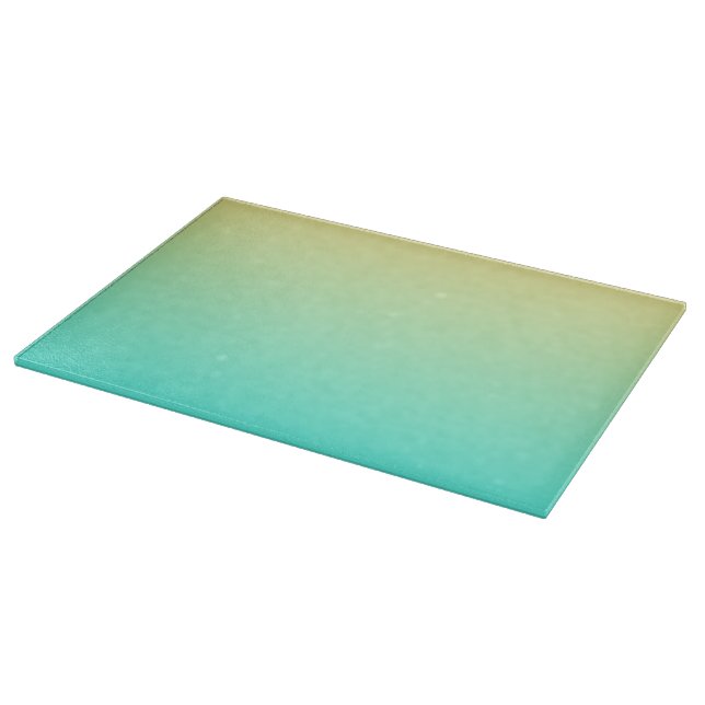 Enkel gradient Pastellgul Turkos (Hörn)