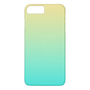 Enkel gradient Pastellgul Turkos