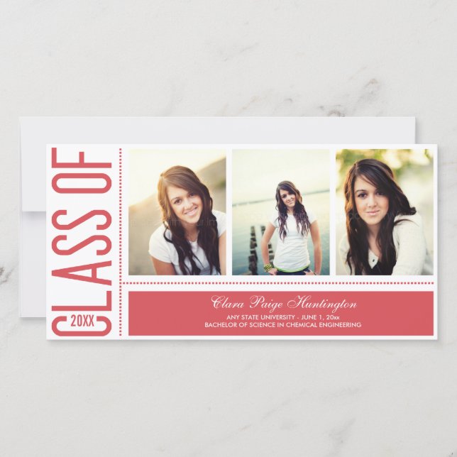 Enkel Gradueringsmeddelande Meddelande (Framsida)