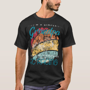 Enkel Grandpas RC-Tävla Thrill - Spela upp på T Shirt