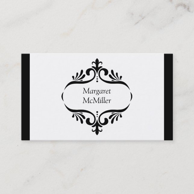 Enkel gräns för Petal för rulla för Visitkort (Framsida)