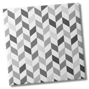 Enkel Grått Herringbone Mönster Kakelplatta